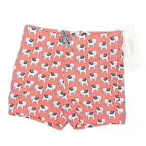 Janie and Jack Swim Shorts Trunks Swimsuit Elephant Infant Baby Size 12-18 M NWT